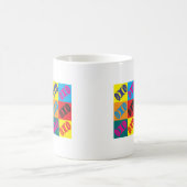 Ziehharmonika-Pop-Kunst Kaffeetasse (Mittel)