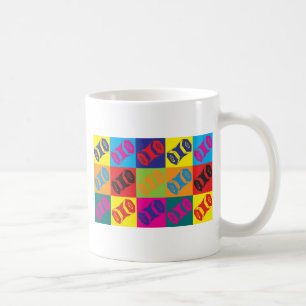 Ziehharmonika-Pop-Kunst Kaffeetasse