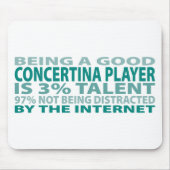 Ziehharmonika-Talent des Spieler-3% Mousepad (Vorne)