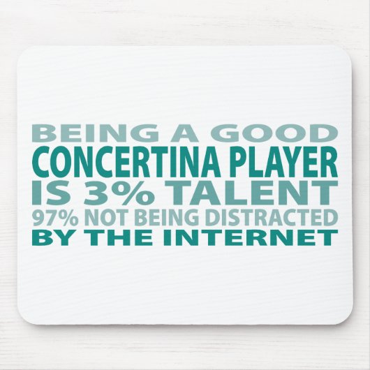 Ziehharmonika-Talent des Spieler-3% Mousepad (Vorne)