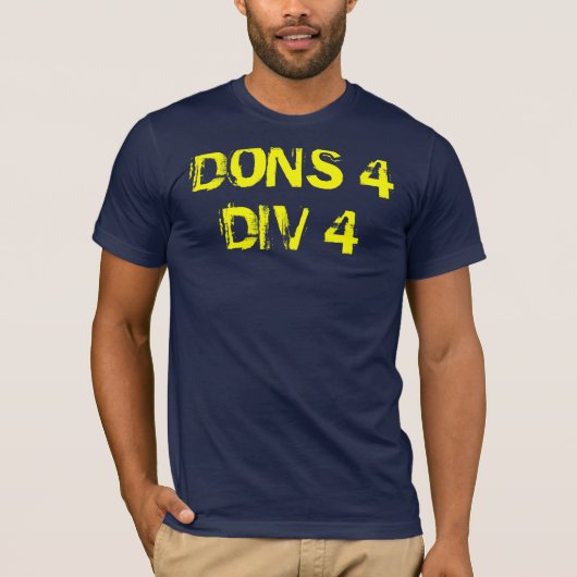 ZIEHT 4 DIV. 4 AN T-Shirt (Vorderseite)