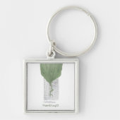 Ziel_1_calathea Schlüsselanhänger (Vorne)