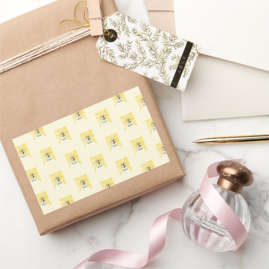 Ziel_3_Sonne-Kontrolle Rechteckiger Aufkleber (Schenken)