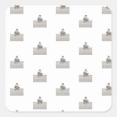 Ziel_7_Schicht Quadratischer Aufkleber (Vorderseite)