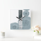 Ziel_9_Herbstblätter_2 Quadratische Wanduhr (Zuhause)