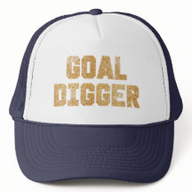 Ziel-BaggergoldGlitzer-Hut