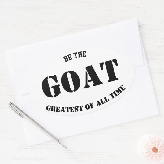 ZIEL - Bester aller Zeiten Ovaler Aufkleber (Umschlag)