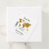 Ziel Boarding Pass Wedding Geschenk Geschenkanhänger (Beispiel)