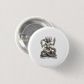 Ziel Bringer der brennenden Fackel Button (Vorne & Hinten)