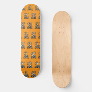 Ziel Bringer der brennenden Fackel Skateboard