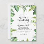 Ziel-Brunch und Bubbly-Brautparty Einladung (Vorderseite)