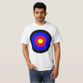 Ziel-Bullseye-Hemd T-Shirt (Vorne ganz)