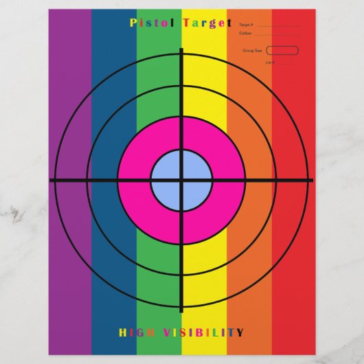 Ziel der Pistole mit hoher Sicht Flyer (Vorne)