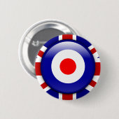 Ziel des Mod 3D auf Gewerkschafts-Jackdruck Button (Vorne & Hinten)