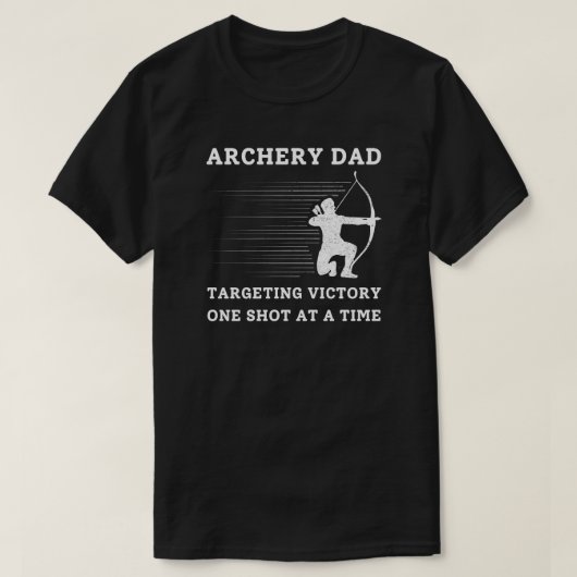 Ziel des Sieges | Archery Vater T-Shirt (Design vorne)