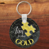 Ziel dieser Vermissten Puzzleteile Schlüsselanhänger (Rückseite)