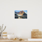 Ziel - ein Traum mit einer Frist Poster (Küche)