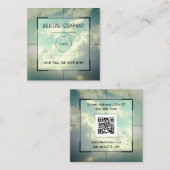 Ziel einer Sky-Drohne  Quadratische Visitenkarte (Vorne/Hinten)