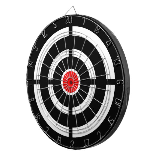 Ziel eines Schießschiebers Dartscheibe (Vorderseite rechts)