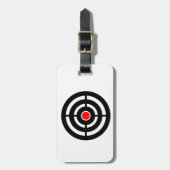 Ziel eines Schießschiebers Gepäckanhänger (Vorderseite vertikal)