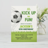 Ziel! Einladung zum Fußball (Stehend Vorderseite)