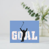 Ziel - Eishockeycore - Sportgeschenke Postkarte (Stehend Vorderseite)