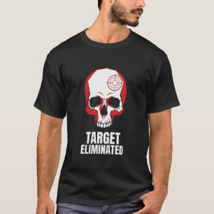 Ziel eliminiert – Totenkopf-Visier T-Shirt