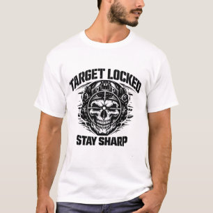 Ziel erfasst Taktischer Totenkopf T-Shirt