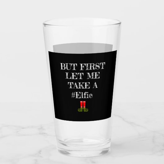 Ziel First Elfie Christmas Santa Glas (Vorderseite)