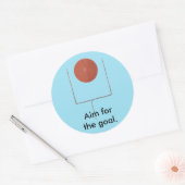 Ziel für das Ziel Fußball Affirmations Stickers (Umschlag)