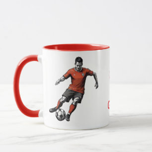 Ziel für einen Torfußball Tasse