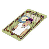 Ziel für Glück_A_4x6 Kühlschrank Magnet (Linke Seite)