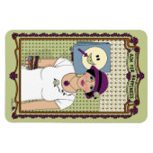 Ziel für Glück_A_4x6 Kühlschrank Magnet (Horizontal)