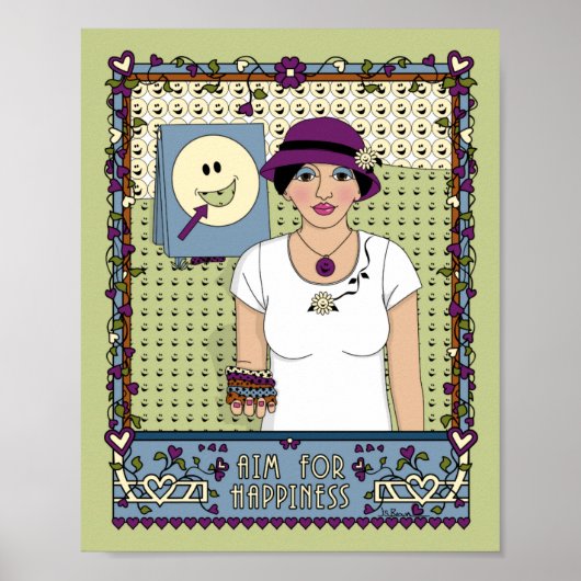 Ziel für Glück_A_8x10 Poster (Vorne)