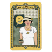 Ziel für Glück_C_4x6 Kühlschrank Magnet (Vertikal)