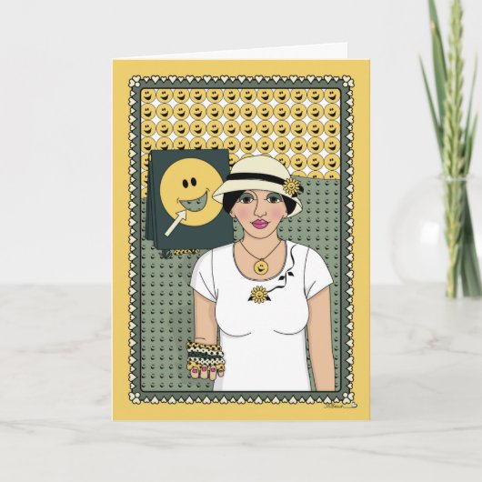 Ziel für Glück_C_Gruß Karte (Vorderseite)