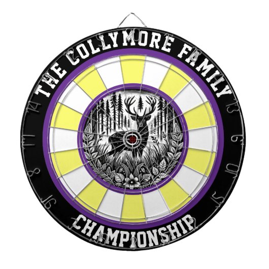 Ziel für Hirsche im Wald Dartscheibe (vorne)