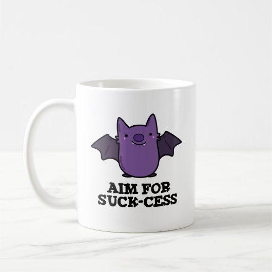 Ziel für Sind zum Kotzen-Cess-Funny Positive Bat P Kaffeetasse (Links)