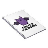 Ziel für Sind zum Kotzen-Cess-Funny Positive Bat P Notizblock (Rechte Seite)