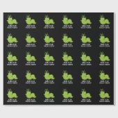 Ziel für Slug-cess Funny Positive Slug Pun Dark BG Geschenkpapier (Flach)