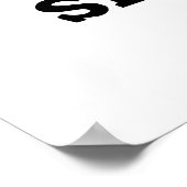 Ziel für Slug-cess lustige positive Slug Pub Poster (Ecke)