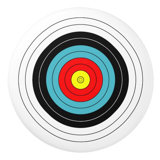 Ziel für SportBogenschießen Keramikknauf (Vorderseite)