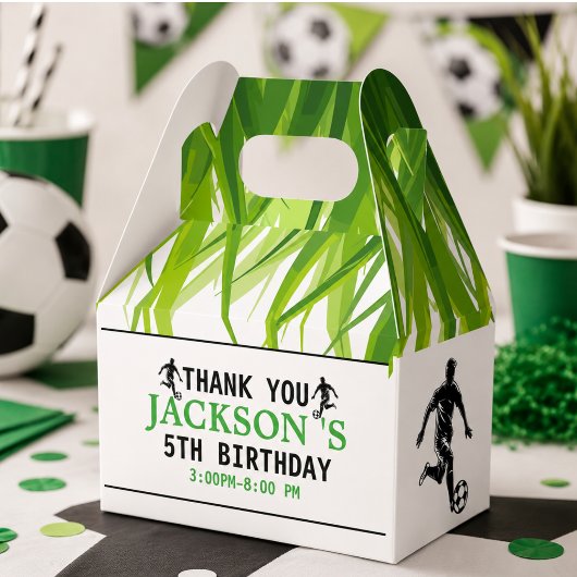 Ziel! Fußball 5. Geburtstagsparty Geschenkschachtel