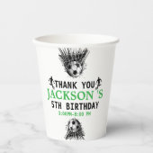 Ziel! Fußball 5. Geburtstagsparty Pappbecher (Vorderseite)