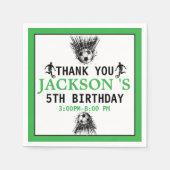 Ziel! Fußball 5. Geburtstagsparty Serviette (Vorderseite)