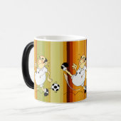 Ziel: Fußball-Fußball-Fußball-Fußball-Sport Verwandlungstasse (Vorderseite Links)