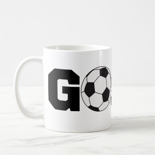 Ziel! Fußball-Kaffeetasse Kaffeetasse (Links)