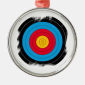 Ziel-Gesicht Silbernes Ornament (Vorne)