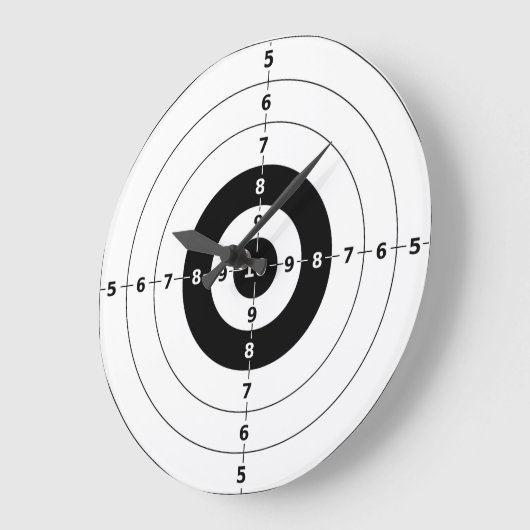 Ziel Große Wanduhr (Winkel)