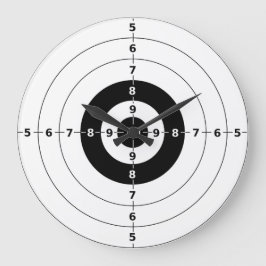 Ziel Große Wanduhr